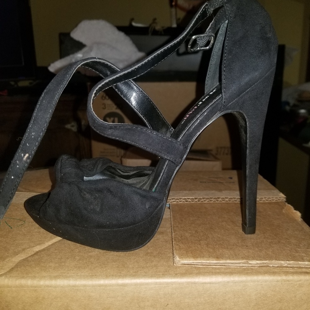 Black stilettos